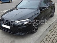 Usado Audi A3 150 CV (110 kW) 2021 Negro Berlina