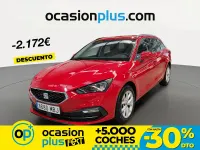 Begagnad Seat Leon Style 110 HK (80 kW) 2022 Röd Kombi