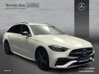 Usado Mercedes C200 AMG line 163 CV (119 kW) 2022 Blanco Familiar