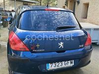 Usado Peugeot 308 120 CV (88 kW) 2008 Azul Berlina