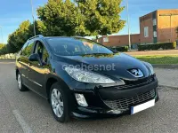 Usado Peugeot 308 SW 110 CV (80 kW) 2010 Negro Familiar