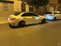 Usado Mercedes C220 AMG line 170 CV (125 kW) 2016 Blanco Familiar