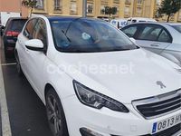 Usado Peugeot 308 Allure 130 CV (95 kW) 2014 Blanco Berlina