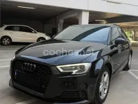 Usado Audi A3 116 CV (85 kW) 2019 Negro Berlina