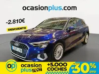 Usado Audi A3 Advanced Plus 116 CV (85 kW) 2022 Azul Berlina