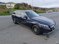 Usado Mercedes C200 Avantgarde 136 CV (100 kW) 2015 Azul Familiar