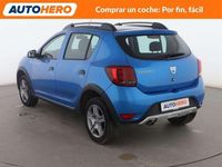 Usado Dacia Sandero Stepway Ambiance 90 CV (66 kW) 2017 Azul Utilitario