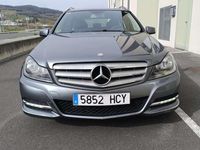 Usado Mercedes C220 170 CV (125 kW) 2012 Plateado Familiar