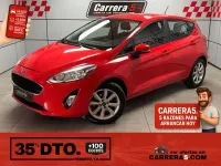 Usado Ford Fiesta Trend 100 CV (73 kW) 2017 Rojo Utilitario