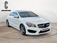 Usado Mercedes CLA220 AMG line 170 CV (125 kW) 2014 Blanco Berlina