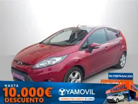 Usado Ford Fiesta Trend 97 CV (71 kW) 2010 Rojo Berlina