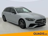 Usado Mercedes C220 AMG line 200 CV (147 kW) 2025 Gris plata Familiar