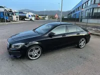 Usado Mercedes CLA220 AMG line 177 CV (130 kW) 2015 Negro Berlina