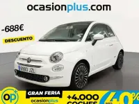 Usado Fiat 500 Lounge 69 CV (50 kW) 2017 Blanco Utilitario