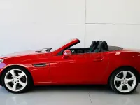 Usado Mercedes SLK200 184 CV (135 kW) 2011 Rojo Descapotable