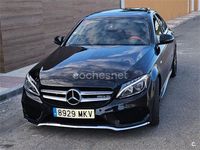 Usado Mercedes C200 136 CV (100 kW) 2017 Negro Berlina