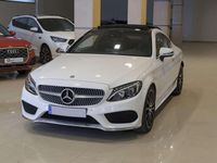 Używany Mercedes C220 170 KM (125 kW) 2017 Biały Coupe