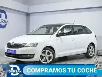 Usado Skoda Rapid Style 125 CV (91 kW) 2016 Blanco Utilitario