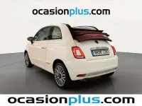 Usado Fiat 500C Lounge 69 CV (50 kW) 2017 Blanco Descapotable