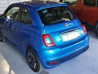 Usado Fiat 500C Sport 71 CV (52 kW) 2021 Azul Descapotable