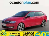 Usado Skoda Rapid Ambition 90 CV (66 kW) 2014 Rojo Utilitario
