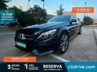 Usado Mercedes C220 Avantgarde 170 CV (125 kW) 2015 Azul Berlina