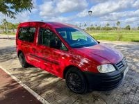 Usado VW Caddy Life 105 CV (77 kW) 2009 Rojo Monovolumen