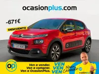 Usado Citroën C3 Feel 82 CV (60 kW) 2019 Rojo Utilitario