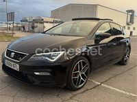 Usado Seat Leon FR 125 CV (91 kW) 2017 Negro Berlina