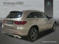 Usado Mercedes GLC200 AMG line 163 CV (119 kW) 2019 Plateado SUV