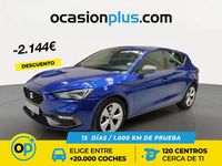 Usado Seat Leon FR 150 CV (110 kW) 2021 Azul