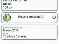 Usado Skoda Octavia 110 CV (80 kW) 2016 Azul Utilitario