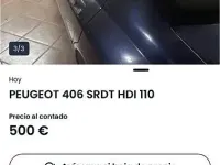 Usado Peugeot 406 110 CV (80 kW) 2002 Azul Berlina