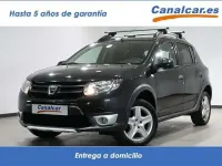 Usado Dacia Sandero Stepway 90 CV (66 kW) 2013 Negro Utilitario