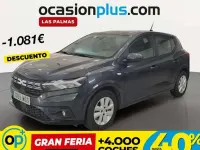 Usado Dacia Sandero Expression 91 CV (66 kW) 2023 Gris Utilitario