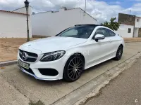 Usado Mercedes C220 170 CV (125 kW) 2016 Blanco Coupe