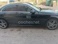 Usado Mercedes C220 AMG line 170 CV (125 kW) 2017 Negro Berlina