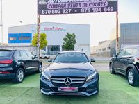 Usado Mercedes C200 Avantgarde 136 CV (100 kW) 2014 Gris / plata Berlina