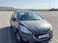 Usado Peugeot 208 Active 82 CV (60 kW) 2014 Negro Utilitario