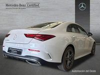 Usado Mercedes CLA220 AMG line 190 CV (139 kW) 2023 Blanco digital Berlina