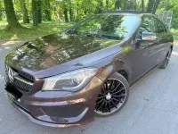 Usado Mercedes CLA200 AMG line 136 CV (100 kW) 2016 Marrón Coupe