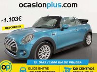 Usado Mini One Cabriolet 102 CV (75 kW) 2016 Azul Descapotable