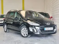 Usado Peugeot 308 SW Active 120 CV (88 kW) 2013 Negro Familiar