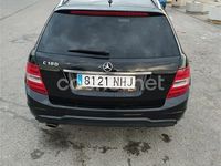 Usado Mercedes C180 Elegance 156 CV (114 kW) 2012 Negro Familiar