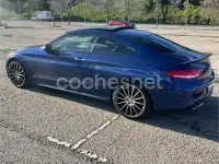 Usado Mercedes C250 AMG line 204 CV (150 kW) 2016 Azul Coupe