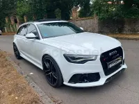 Usado Audi RS6 560 CV (411 kW) 2015 Blanco Familiar