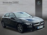 Usado Mercedes A180 AMG line 116 CV (85 kW) 2022 Negro cosmos