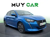 Usado Peugeot 208 Allure 102 CV (75 kW) 2021 Azul Utilitario