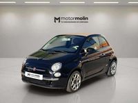 Usado Fiat 500C Pop 69 CV (50 kW) 2015 Negro Descapotable