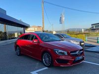 Usado Mercedes C220 AMG line 136 CV (100 kW) 2016 Rojo Familiar